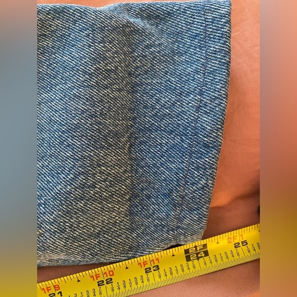 Love Apples by Stephanie Womens Denim Jacket Small Ortega's Weaving Shop Boho - Picture 11 of 13